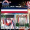 2x20 Ft Red White and Blue Banner Decorations 3 Pack,4th of July Banners for Outside,Bunting Flags for Independence Day,Labor Day,Veterans Day,Memorial Days